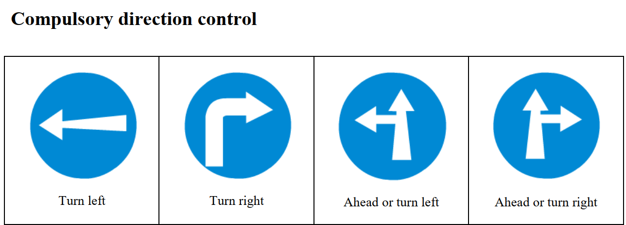 Road Signs